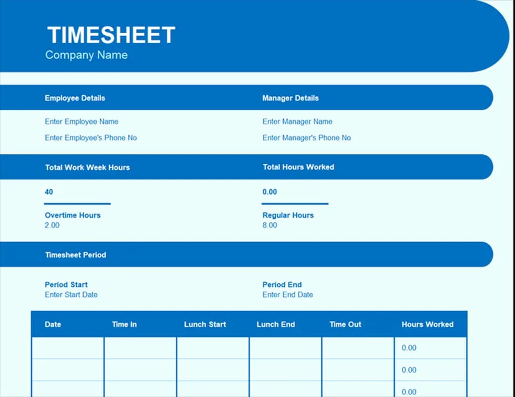 Elemental Timesheet